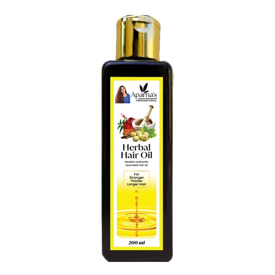 Aparna's Herbal Hair Oil, 100% Natural Ayurvedic Ingredients, Hair Growth and Nourishment