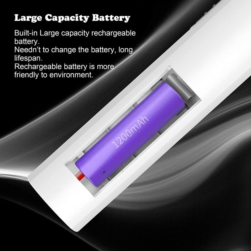 Mosquito Bat with UV Light Lamp Five Nights Mosquito Killer Autokill 2 in 1 Mosquito Racket 1200mAh Lithiumion Rechargeable Battery White Racket (Battery) 6