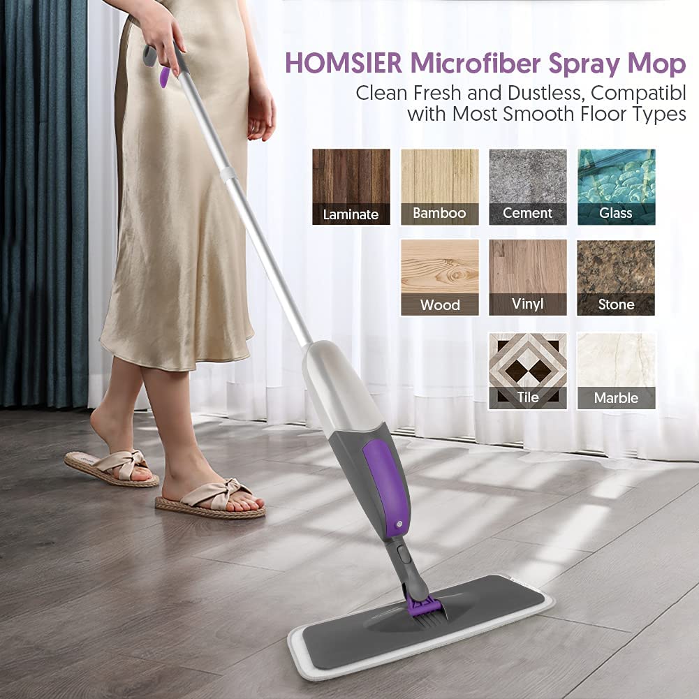Microfiber 360 Degree Cleaning Healthy Spray Mop with Washable Cleaning Pad and Integrated Water Spray for Floor Cleaning, Spray Mop Cleaner, floor cleaning mop, Cleaning Mop for Home & Office Easy to use,