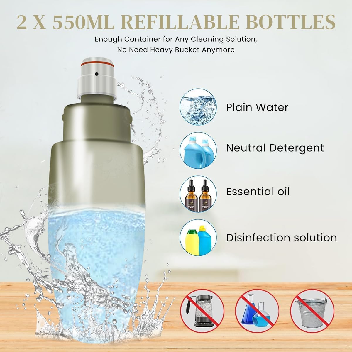 Microfiber 360 Degree Cleaning Healthy Spray Mop with Washable Cleaning Pad and Integrated Water Spray for Floor Cleaning, Spray Mop Cleaner, floor cleaning mop, Cleaning Mop for Home & Office Easy to use,