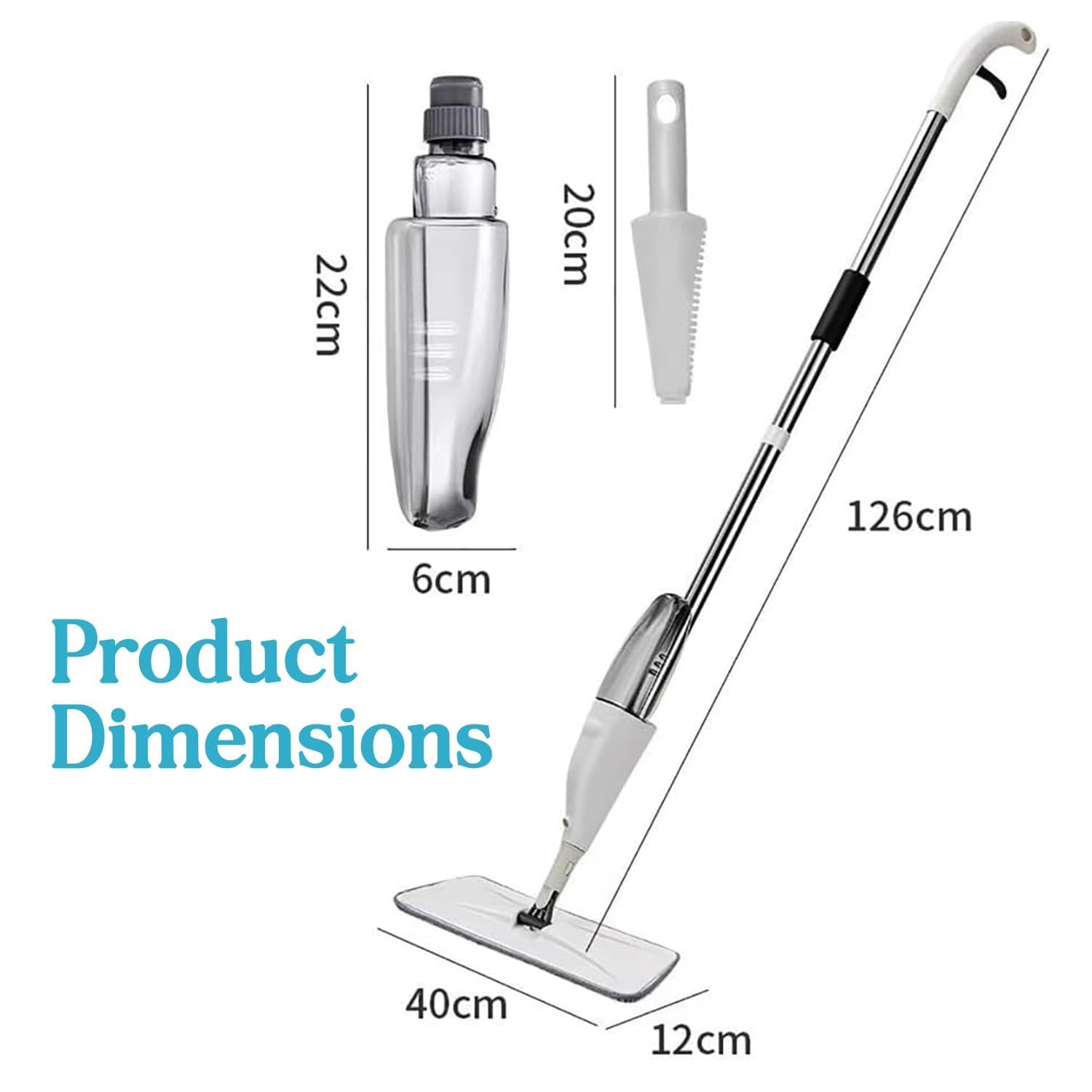 Microfiber 360 Degree Cleaning Healthy Spray Mop with Washable Cleaning Pad and Integrated Water Spray for Floor Cleaning, Spray Mop Cleaner, floor cleaning mop, Cleaning Mop for Home & Office Easy to use,