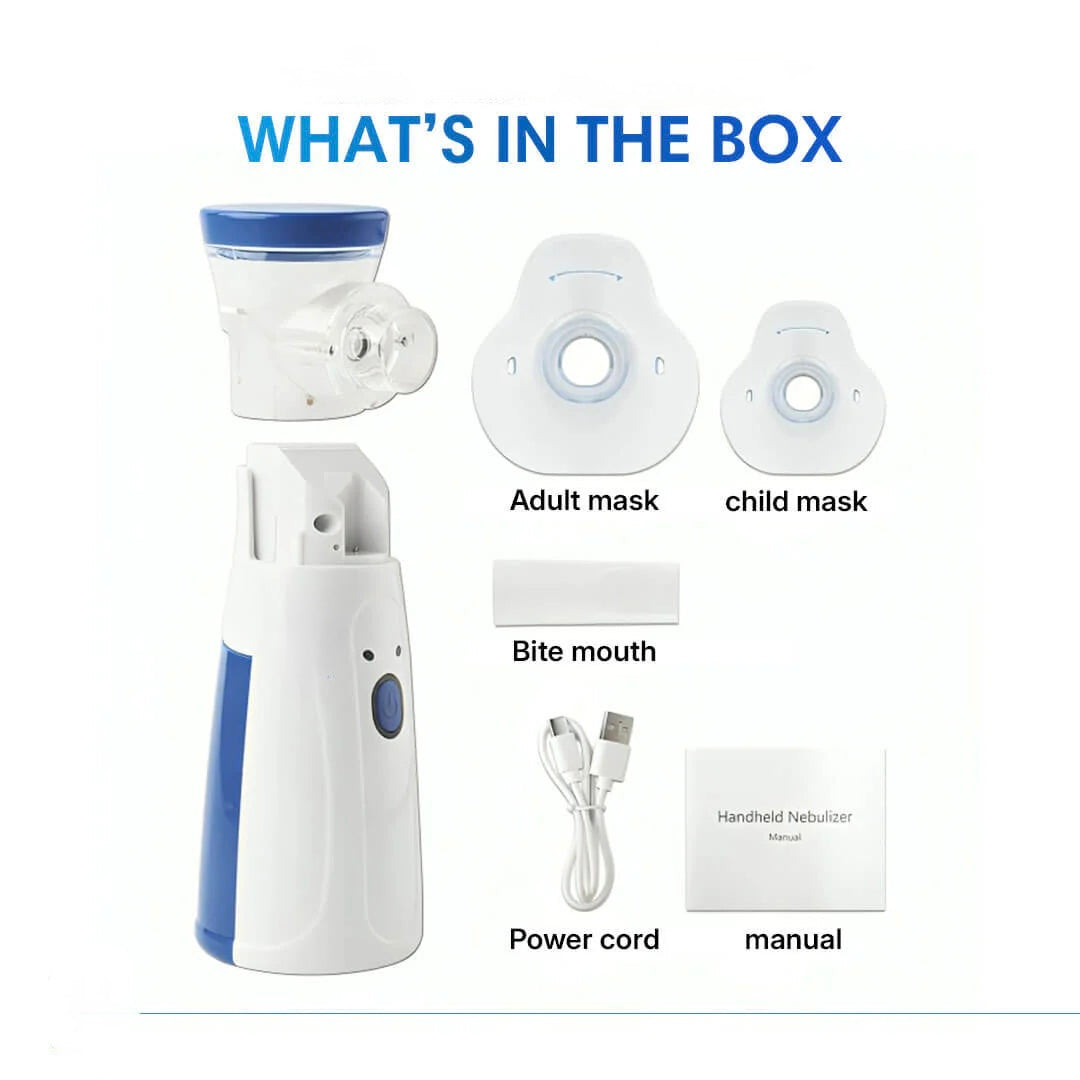 PulmoCare™ Mesh Nebulizer PRO 2.0 + Free thermometer